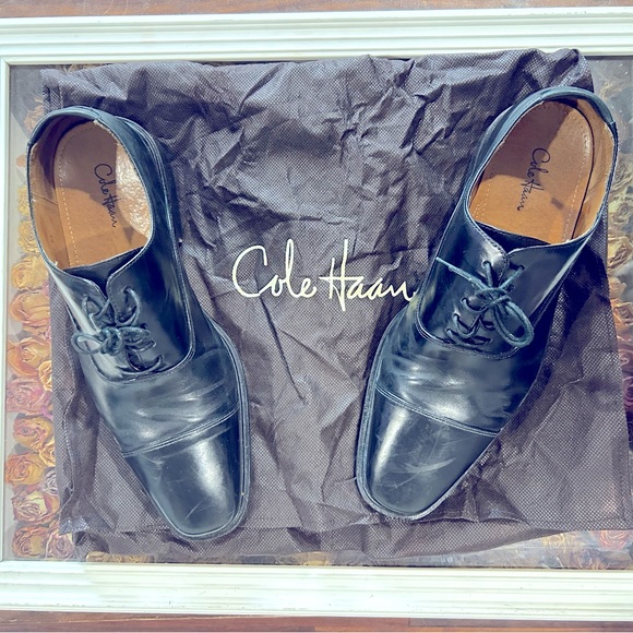 Cole Haan Other - Vintage Cole Haan Nike Air Madero Cap Toe Black